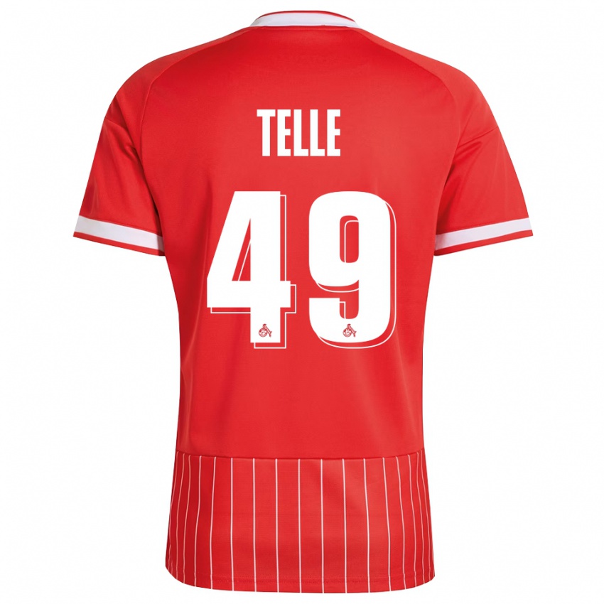 גברים Neo Telle #49 ירוק אדום לבן הרחק ג'רזי 2026/27 חולצה קצרה