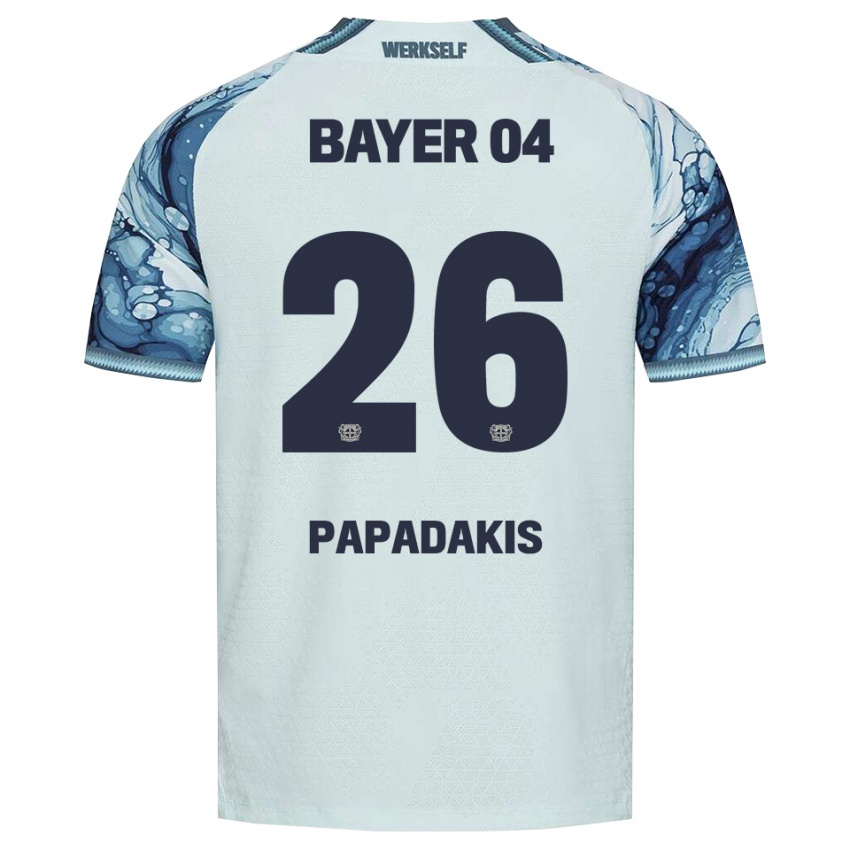 גברים Konstantinos Papadakis #26 שחור ירוק כהה הרחק ג'רזי 2026/27 חולצה קצרה