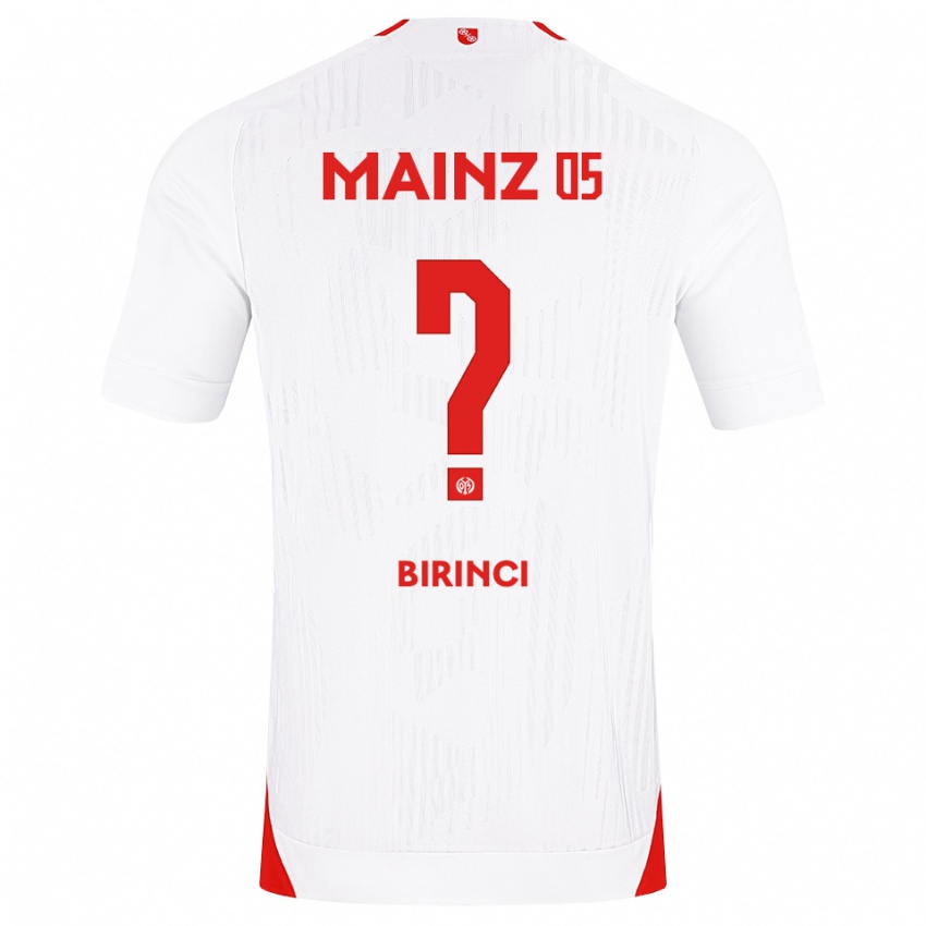 גברים Muhammed Birinci #0 לבן אדום צהוב הרחק ג'רזי 2026/27 חולצה קצרה