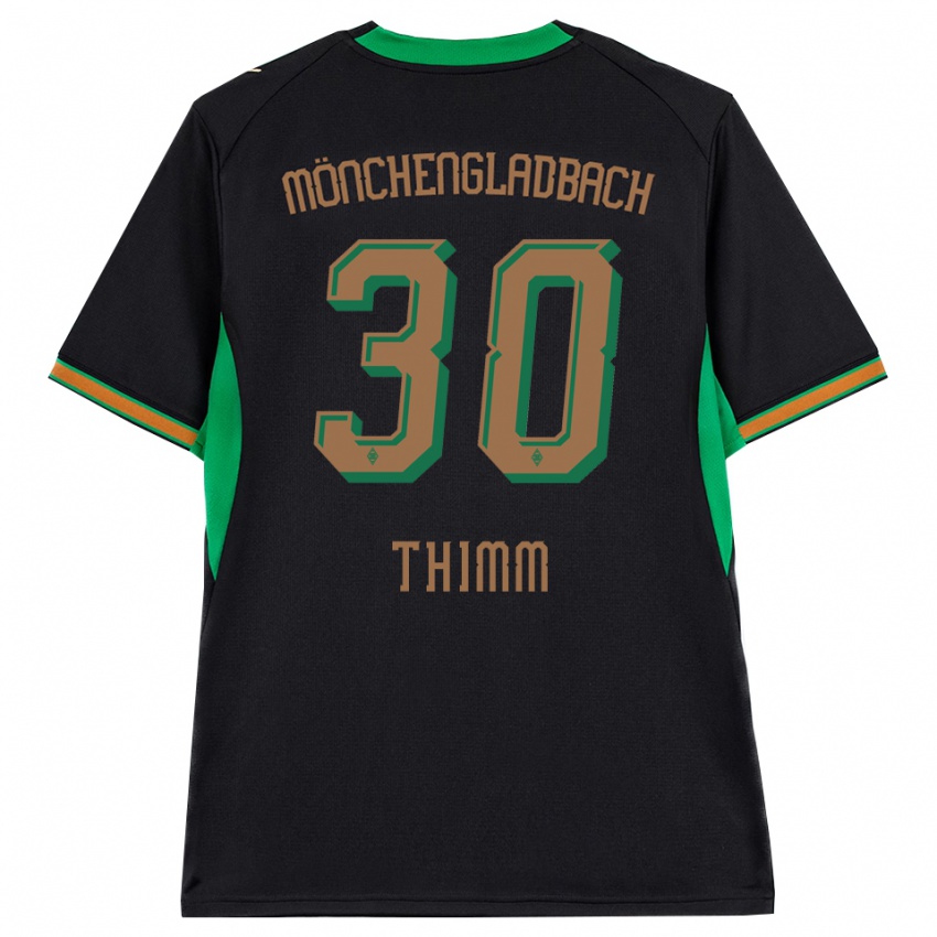 גברים Joshua Thimm #30 שחור כתום ירוק חום הרחק ג'רזי 2026/27 חולצה קצרה