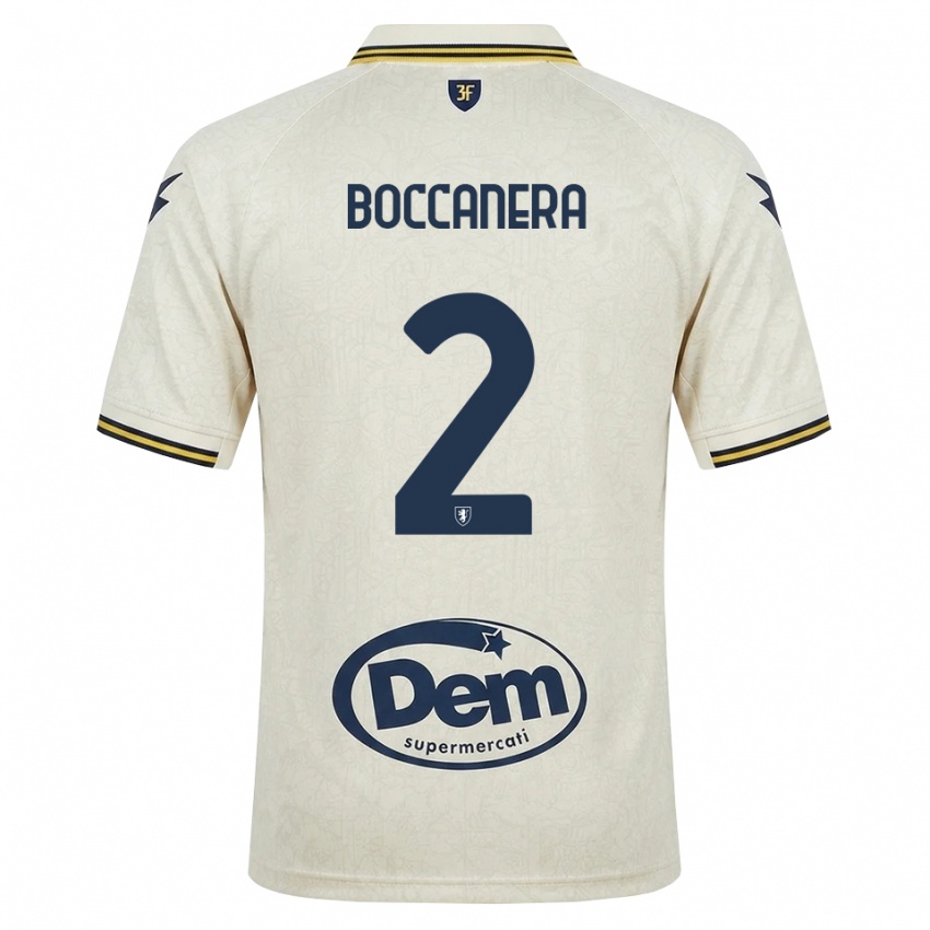 גברים Alessio Boccanera #2 תחרה ישנה צהוב שחור הרחק ג'רזי 2026/27 חולצה קצרה