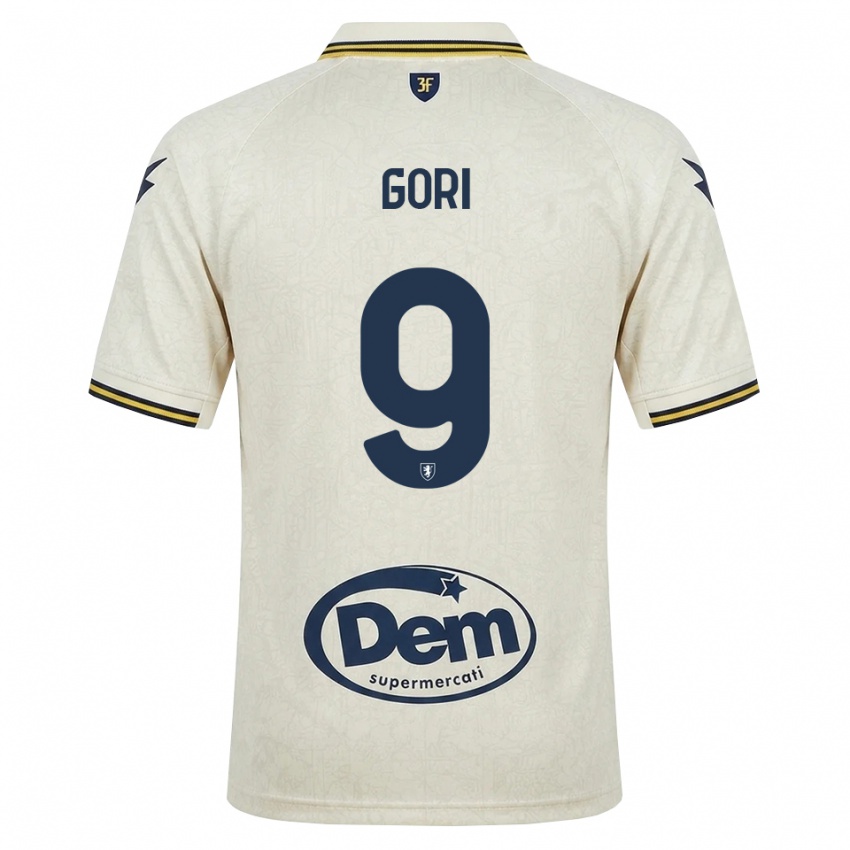 גברים Lorenzo Gori #9 תחרה ישנה צהוב שחור הרחק ג'רזי 2026/27 חולצה קצרה