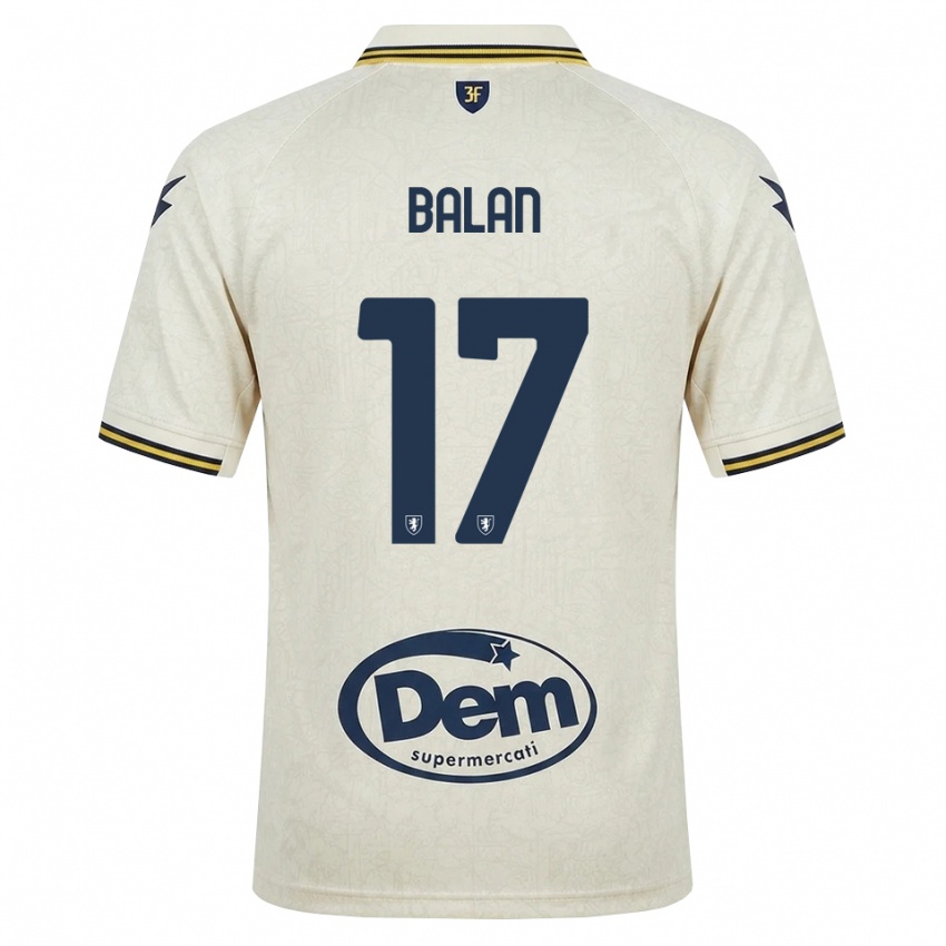 גברים Raul Balan #17 תחרה ישנה צהוב שחור הרחק ג'רזי 2026/27 חולצה קצרה