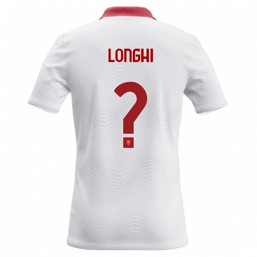 גברים Simone Longhi #0 לבן אדום הרחק ג'רזי 2026/27 חולצה קצרה
