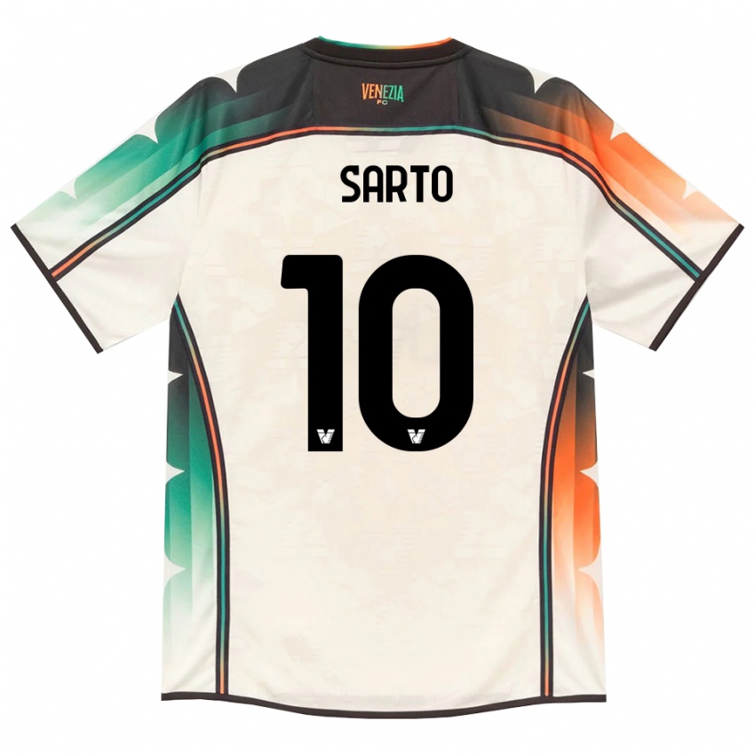 גברים Gabriel Sarto #10 תחרה ישנה כתום ירוק הרחק ג'רזי 2026/27 חולצה קצרה
