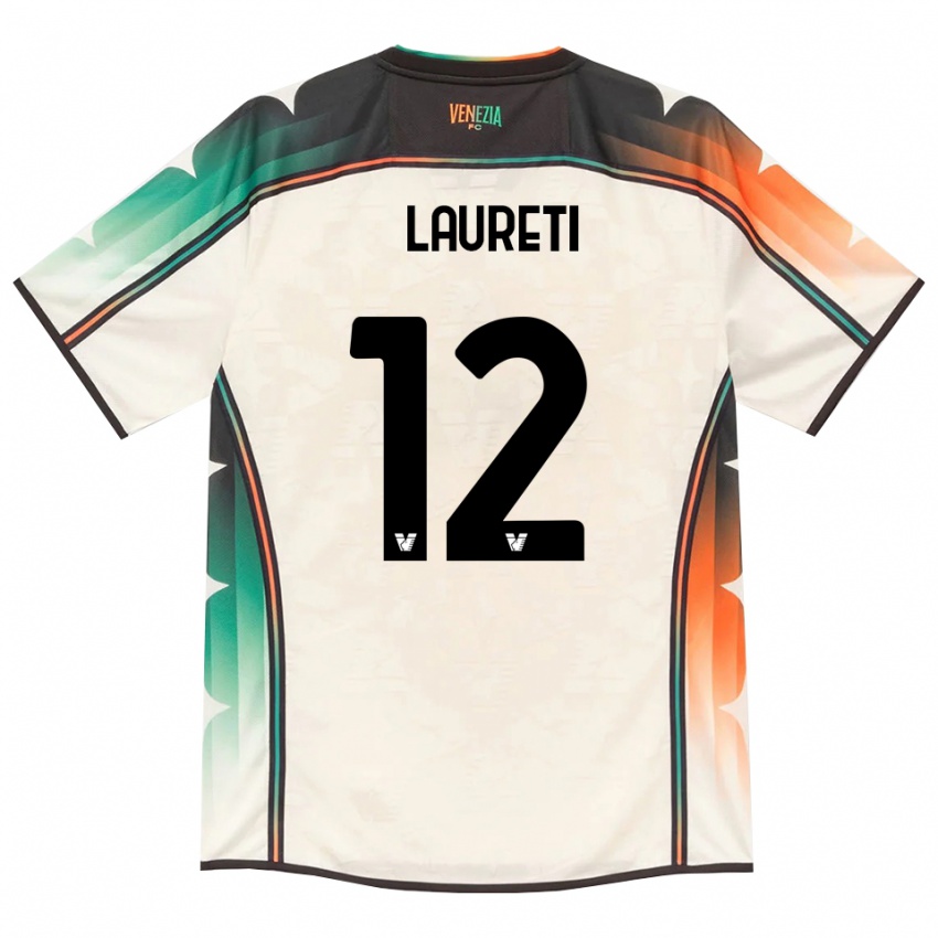 גברים Tommaso Laureti #12 תחרה ישנה כתום ירוק הרחק ג'רזי 2026/27 חולצה קצרה