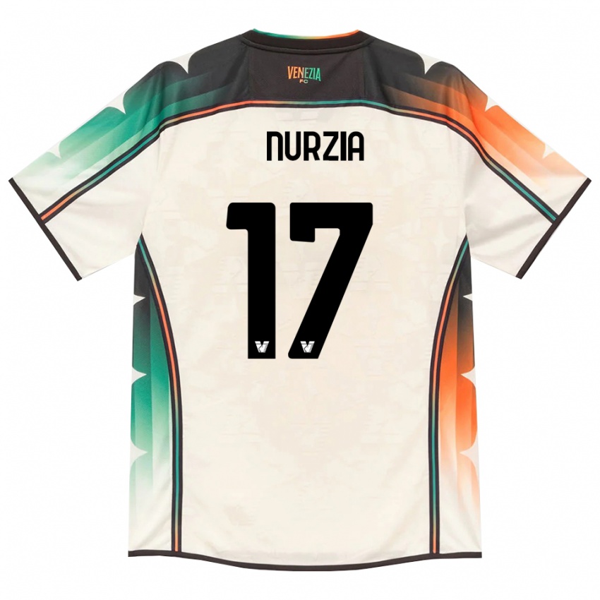 גברים Martina Nurzia #17 תחרה ישנה כתום ירוק הרחק ג'רזי 2026/27 חולצה קצרה