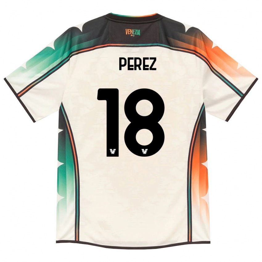 גברים Ricardo Perez #18 תחרה ישנה כתום ירוק הרחק ג'רזי 2026/27 חולצה קצרה