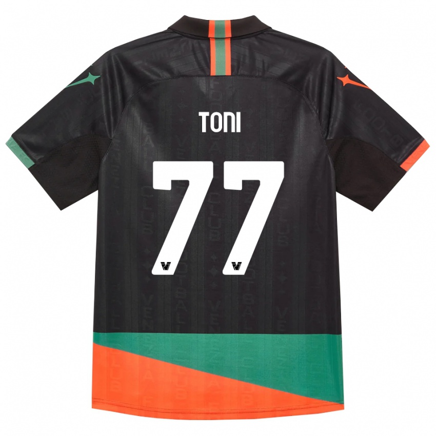 נשים Toni Fernández #77 שחור כתום ירוק ג'רזי ביתית 2026/27 חולצה קצרה