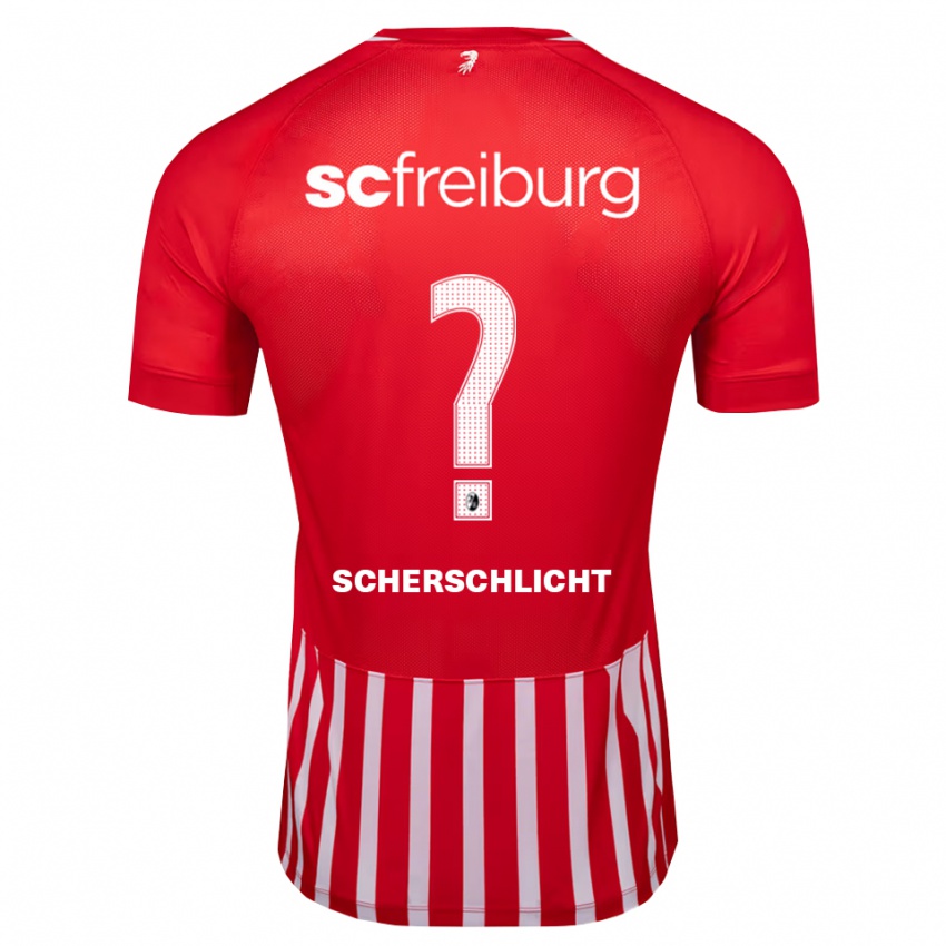 נשים Mio Scherschlicht #0 אדום לבן שחור ג'רזי ביתית 2026/27 חולצה קצרה
