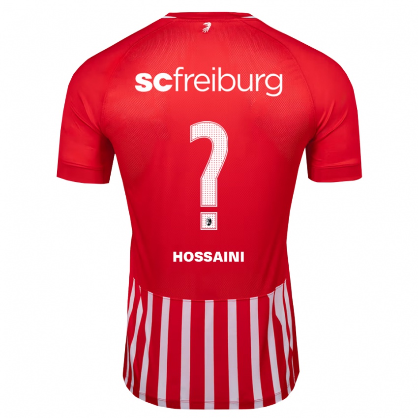 נשים Ghasem Hossaini #0 אדום לבן שחור ג'רזי ביתית 2026/27 חולצה קצרה