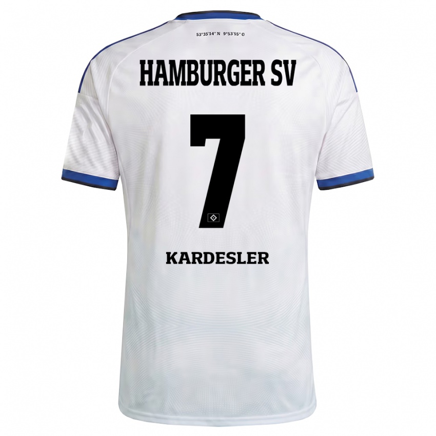 נשים Vildan Kardesler #7 לבן שחור כחול ג'רזי ביתית 2026/27 חולצה קצרה