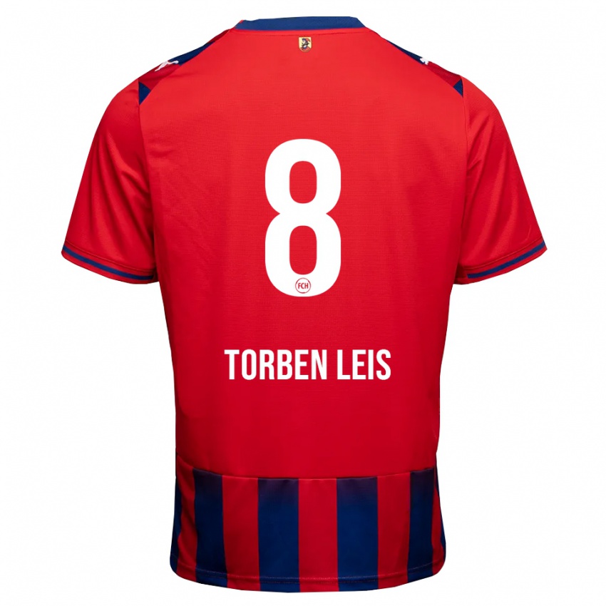 נשים Torben Leis #8 כחול מלכותי לבן אדום ג'רזי ביתית 2026/27 חולצה קצרה