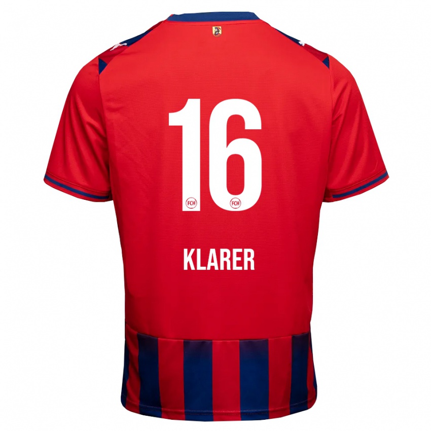 נשים Elias Klarer #16 כחול מלכותי לבן אדום ג'רזי ביתית 2026/27 חולצה קצרה