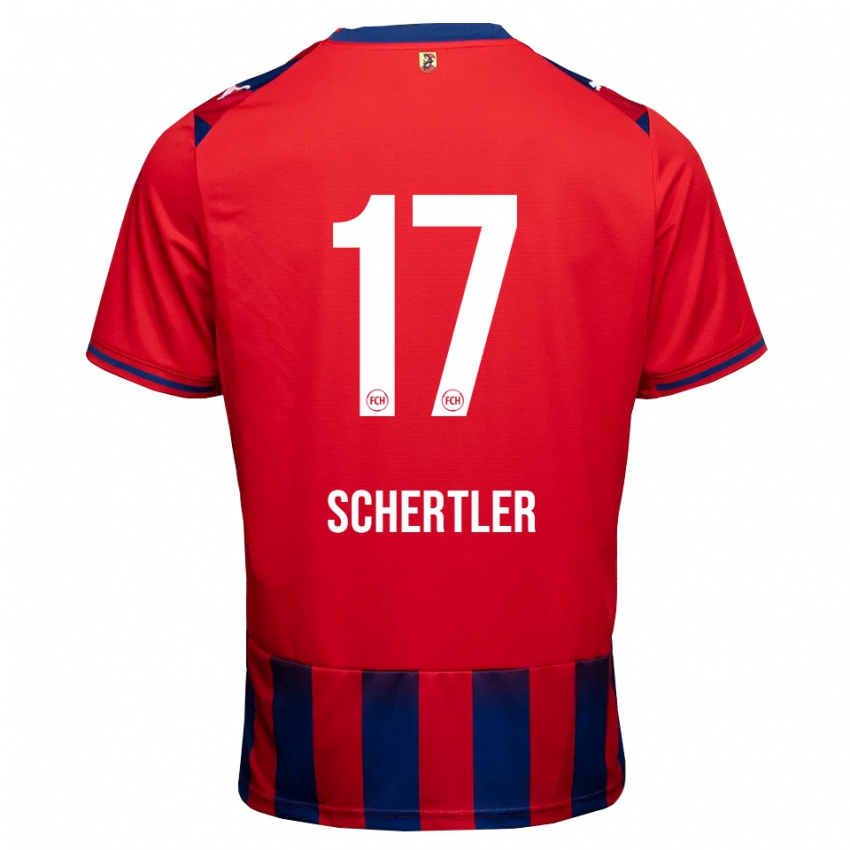 נשים Felix Schertler #17 כחול מלכותי לבן אדום ג'רזי ביתית 2026/27 חולצה קצרה