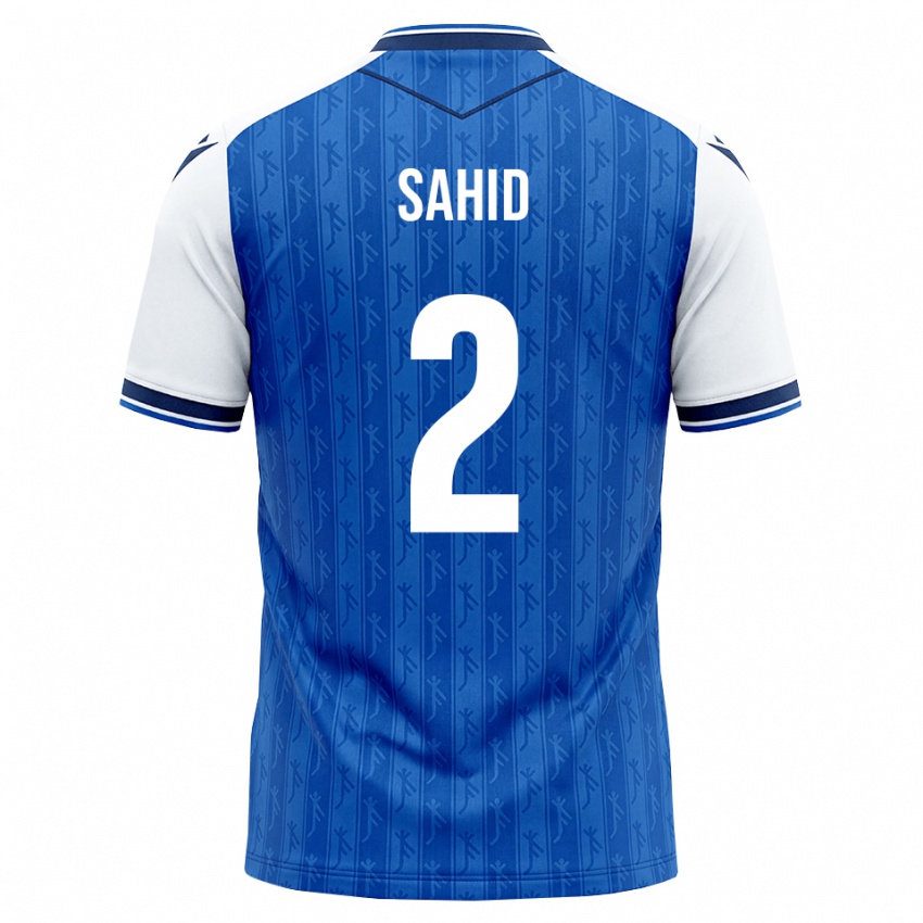 נשים Mohamed Sahid #2 כחול מלכותי לבן ג'רזי ביתית 2026/27 חולצה קצרה