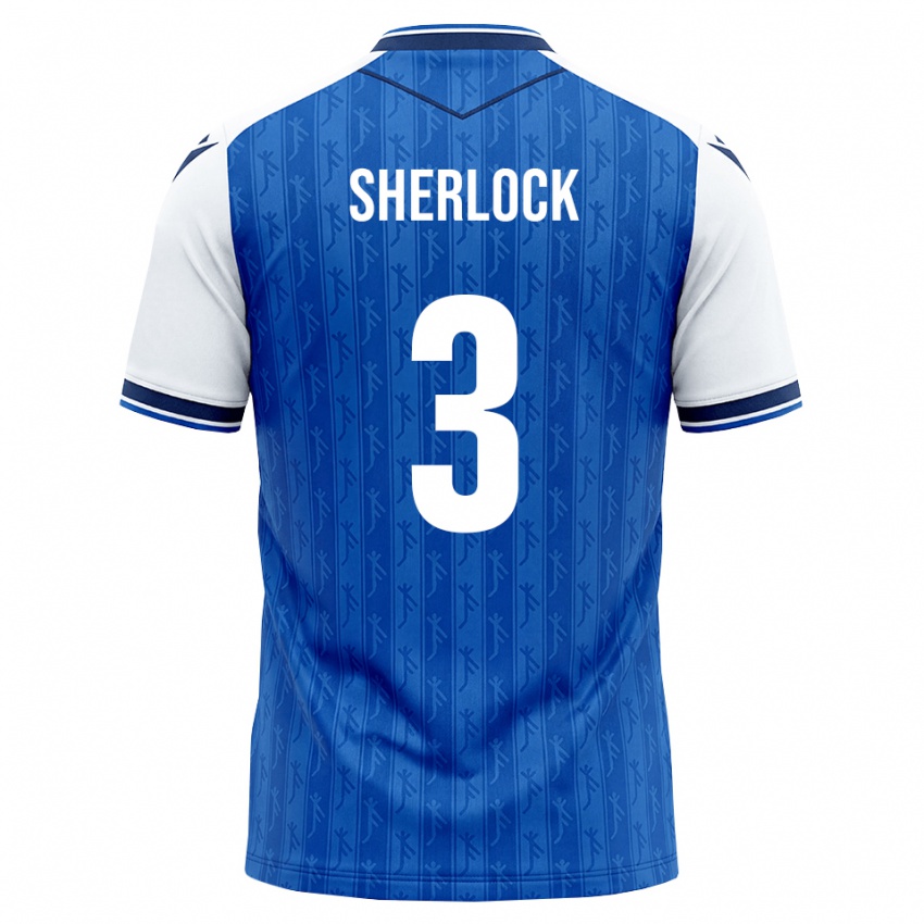נשים Finn Sherlock #3 כחול מלכותי לבן ג'רזי ביתית 2026/27 חולצה קצרה