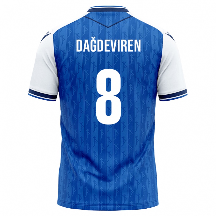 נשים Diren Dağdeviren #8 כחול מלכותי לבן ג'רזי ביתית 2026/27 חולצה קצרה