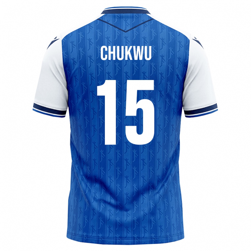 נשים Emmanuel Chukwu #15 כחול מלכותי לבן ג'רזי ביתית 2026/27 חולצה קצרה