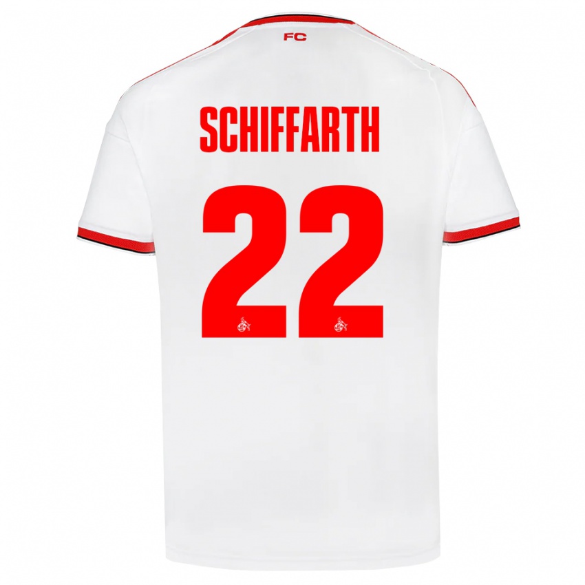 נשים Julia Schiffarth #22 לבן אדום שחור ג'רזי ביתית 2026/27 חולצה קצרה