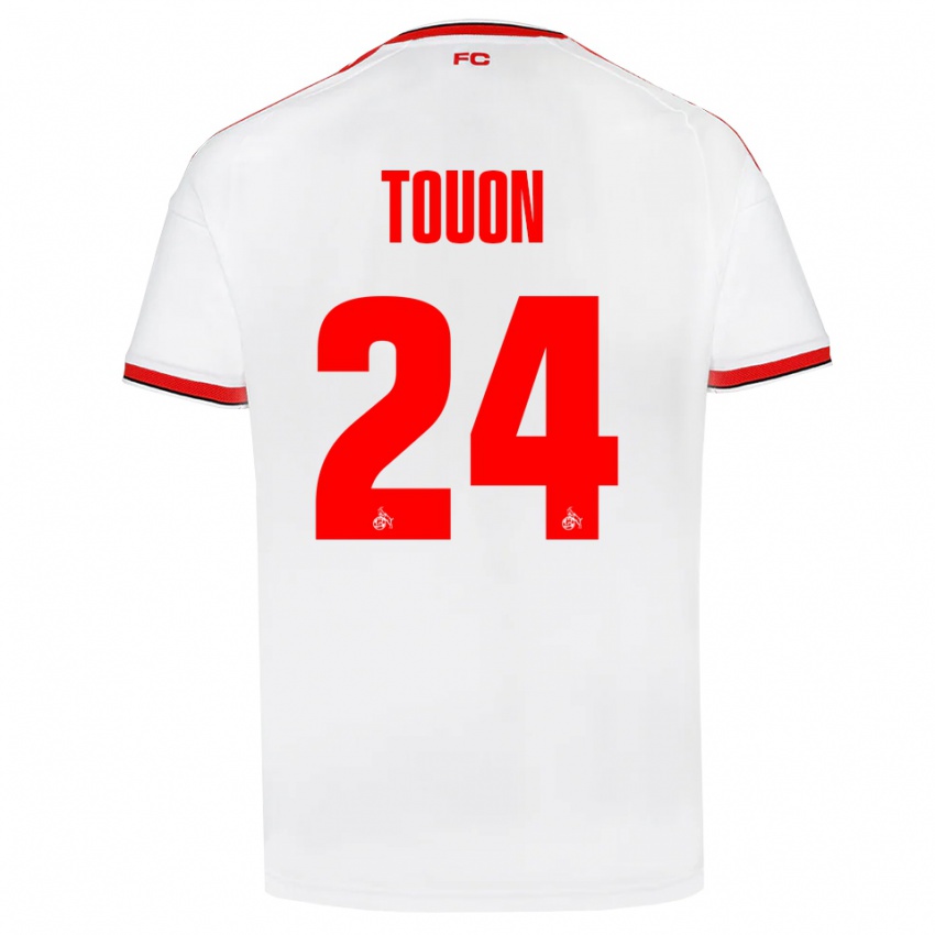 נשים Ella Touon #24 לבן אדום שחור ג'רזי ביתית 2026/27 חולצה קצרה