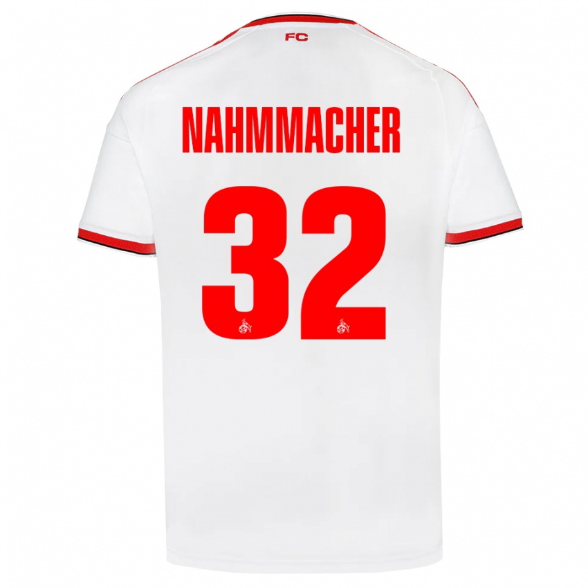נשים Emil Nahmmacher #32 לבן אדום שחור ג'רזי ביתית 2026/27 חולצה קצרה
