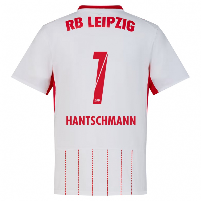 נשים Franz Hantschmann #1 אדום לבן צהוב ג'רזי ביתית 2026/27 חולצה קצרה