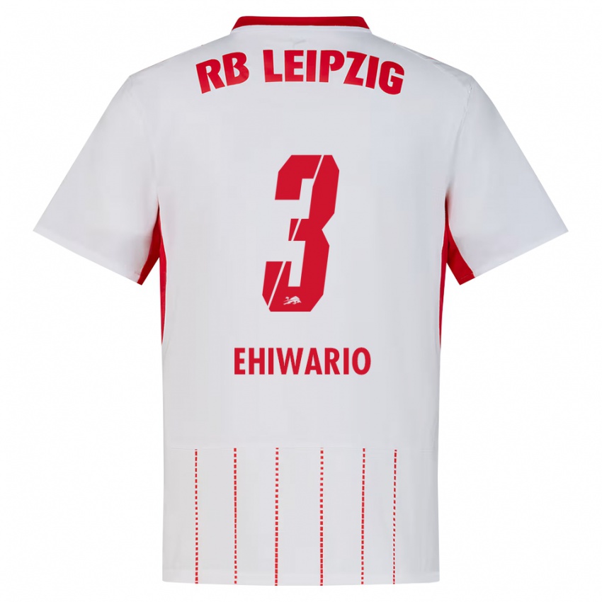 נשים Nwabueze Ehiwario #3 אדום לבן צהוב ג'רזי ביתית 2026/27 חולצה קצרה