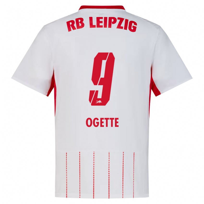 נשים Israel Ogette #9 אדום לבן צהוב ג'רזי ביתית 2026/27 חולצה קצרה