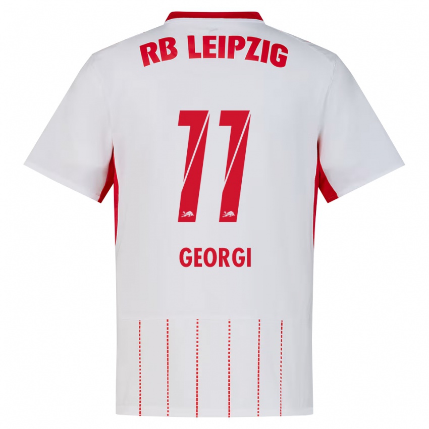 נשים Fyn Georgi #11 אדום לבן צהוב ג'רזי ביתית 2026/27 חולצה קצרה