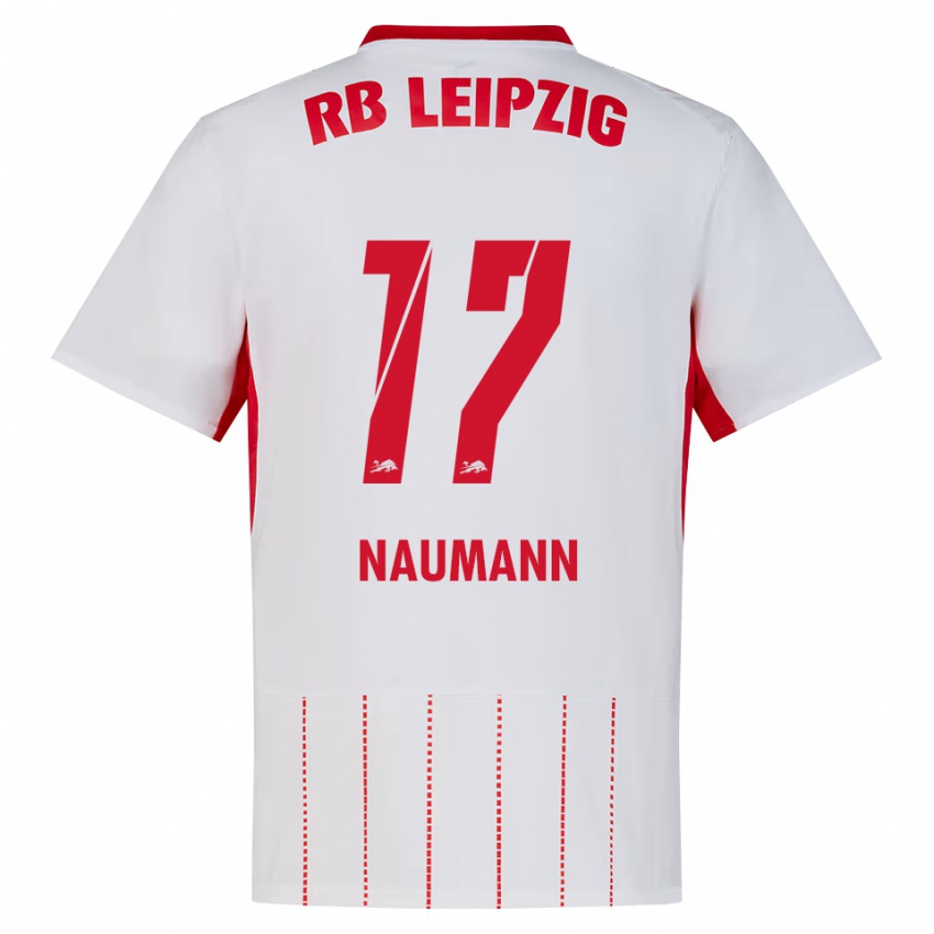 נשים Carlos Naumann #17 אדום לבן צהוב ג'רזי ביתית 2026/27 חולצה קצרה