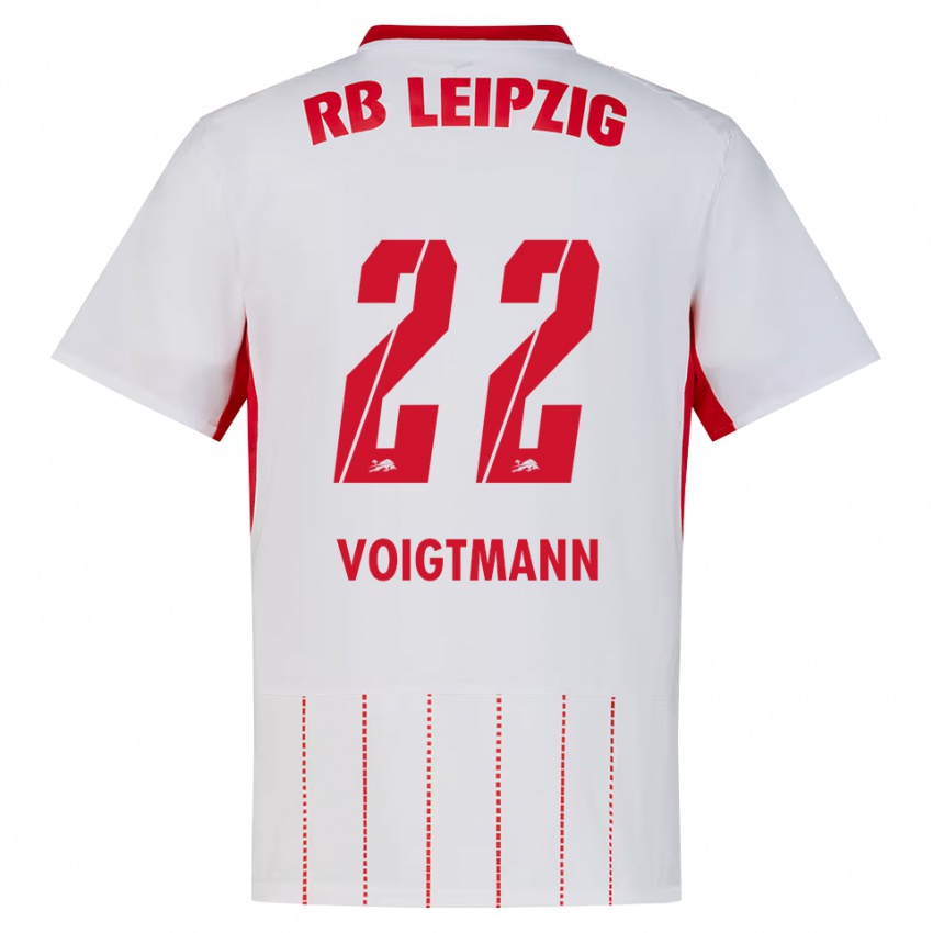 נשים Alexander Voigtmann #22 אדום לבן צהוב ג'רזי ביתית 2026/27 חולצה קצרה