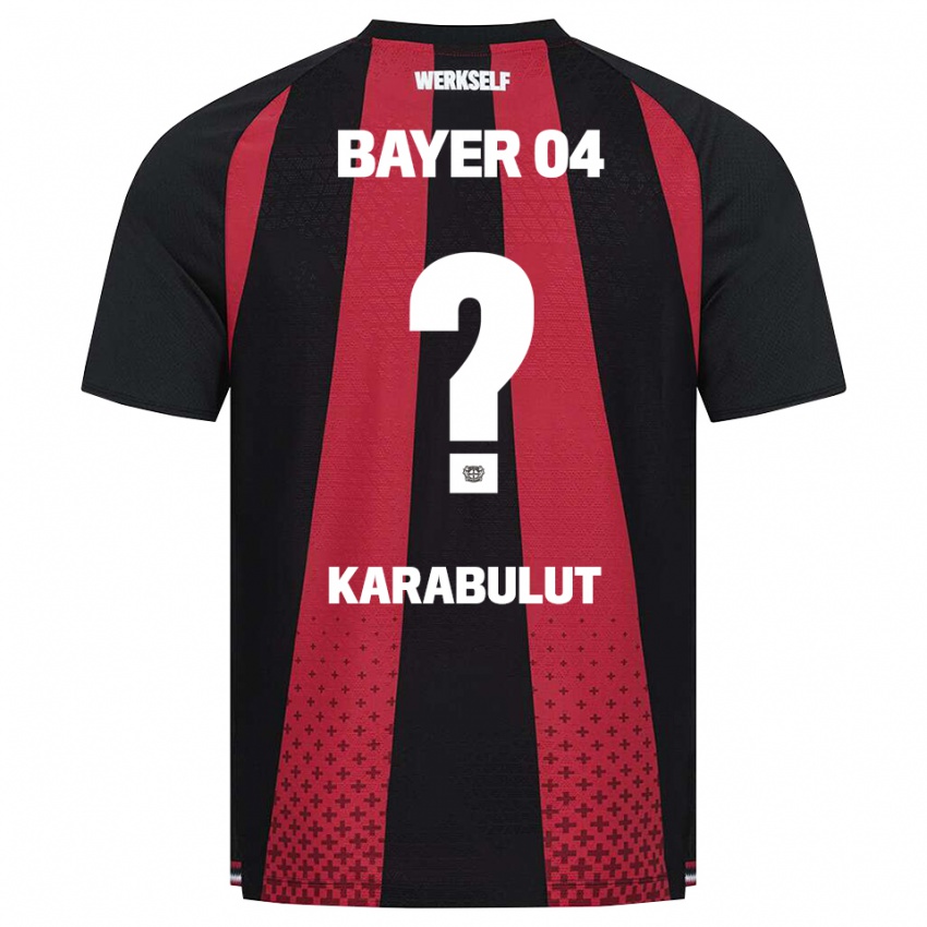 נשים Emirhan Karabulut #0 שחור לבן אדום ג'רזי ביתית 2026/27 חולצה קצרה