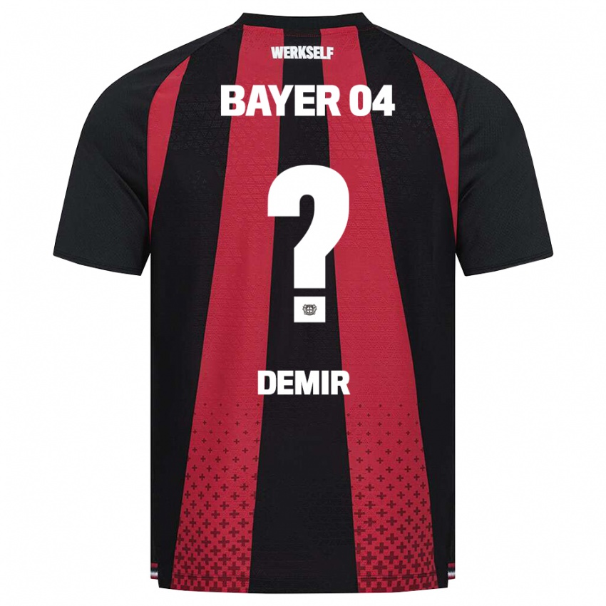 נשים Celal Demir #0 שחור לבן אדום ג'רזי ביתית 2026/27 חולצה קצרה