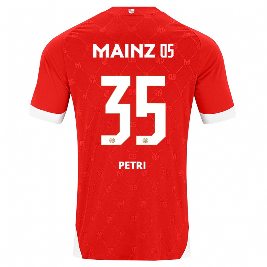 נשים Jolina Petri #35 אדום לבן ג'רזי ביתית 2026/27 חולצה קצרה