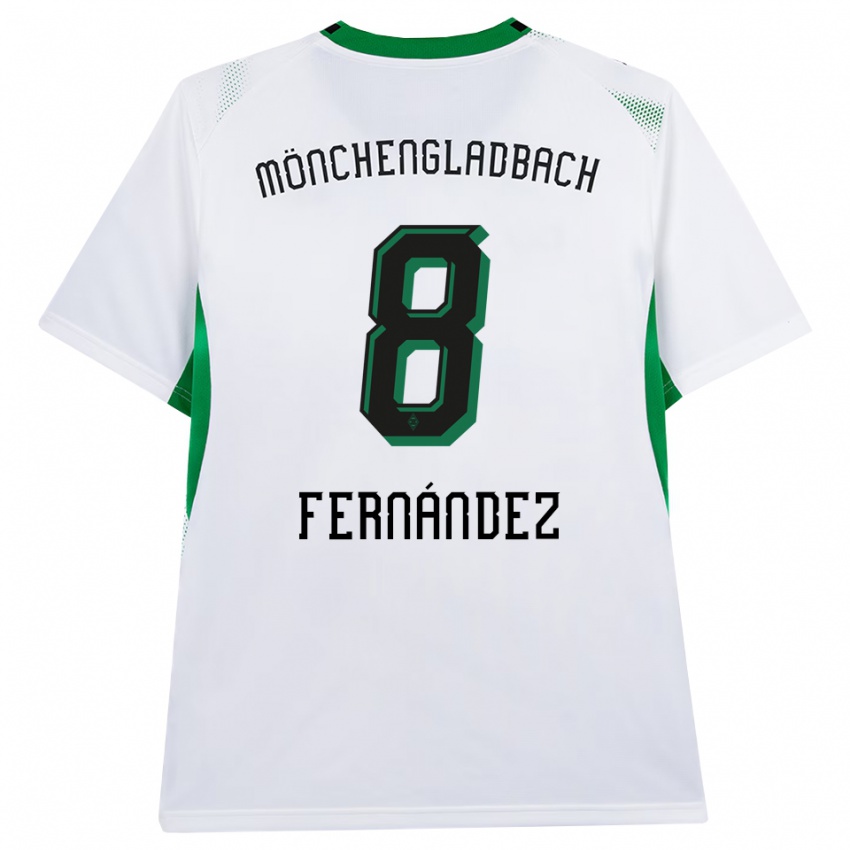 נשים Oriol Fernandez Berenguer #8 לבן שחור ירוק ג'רזי ביתית 2026/27 חולצה קצרה