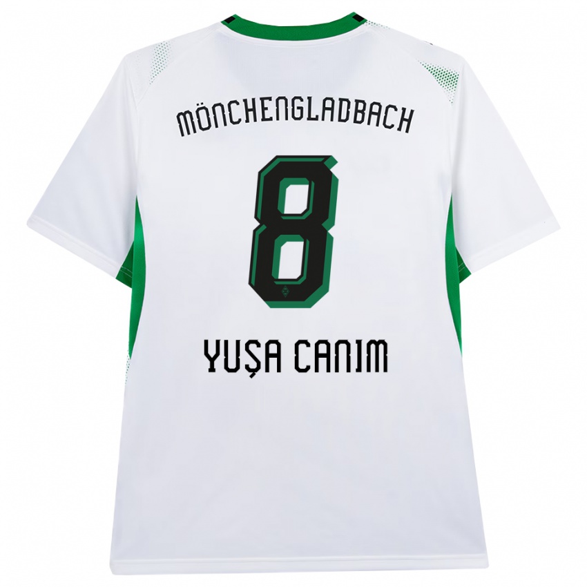 נשים Salih Yuşa Canım #8 לבן שחור ירוק ג'רזי ביתית 2026/27 חולצה קצרה