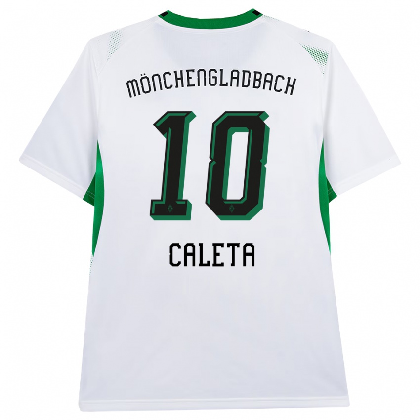 נשים Ivan Caleta #10 לבן שחור ירוק ג'רזי ביתית 2026/27 חולצה קצרה