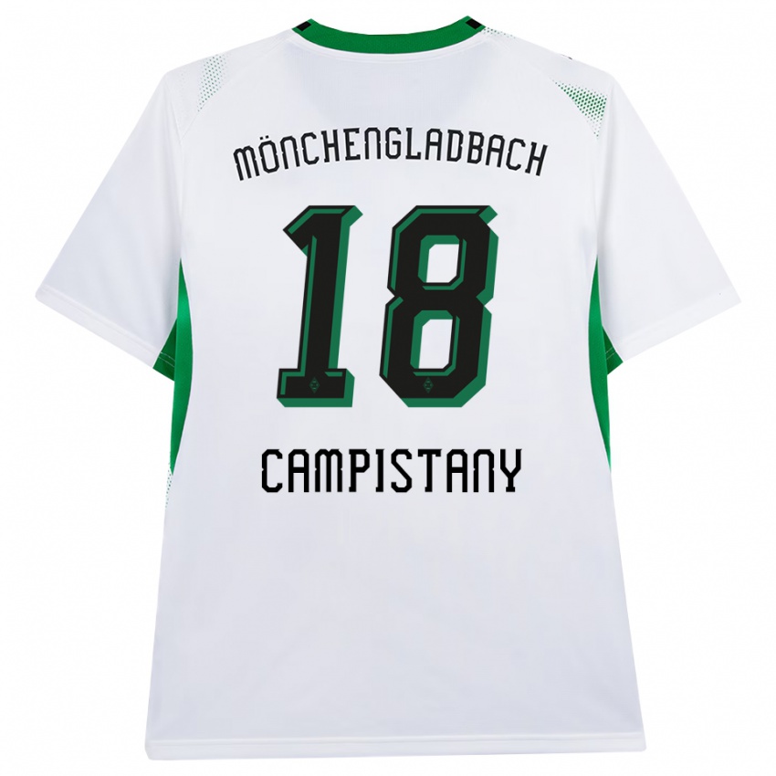 נשים Erik Corominas Campistany #18 לבן שחור ירוק ג'רזי ביתית 2026/27 חולצה קצרה