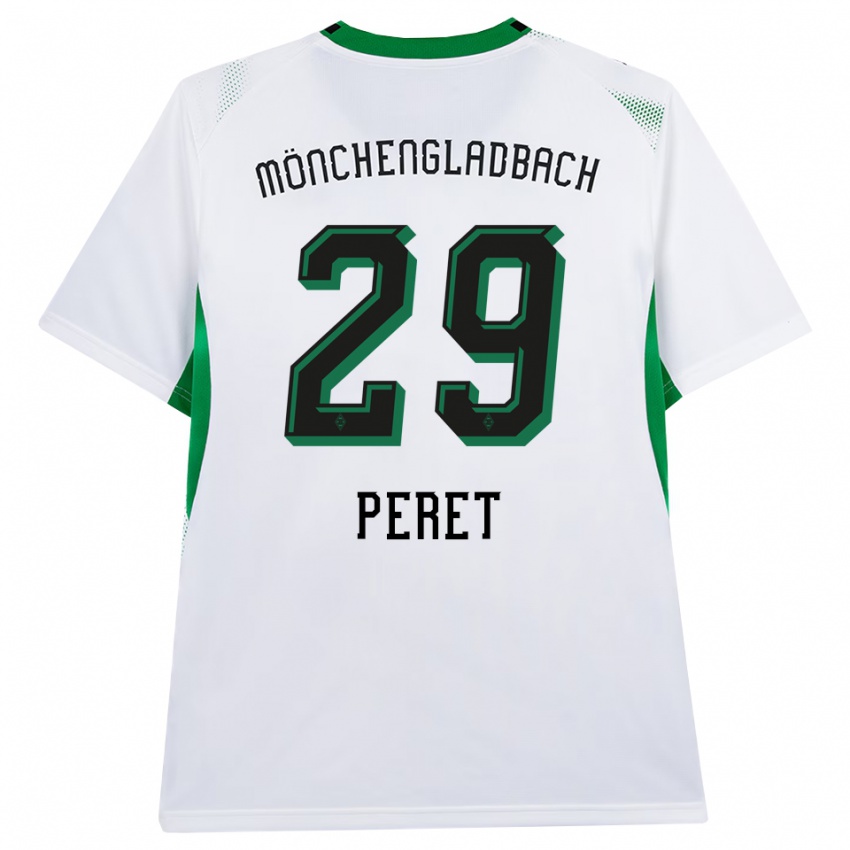 נשים Jakub Peret #29 לבן שחור ירוק ג'רזי ביתית 2026/27 חולצה קצרה