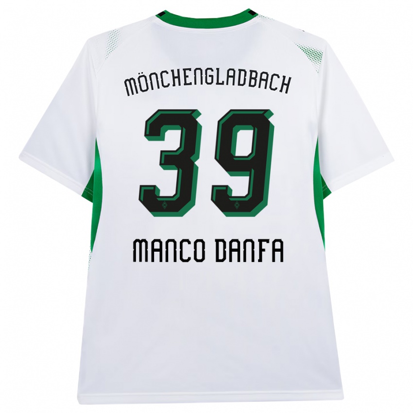 נשים Iaia Manco Danfa #39 לבן שחור ירוק ג'רזי ביתית 2026/27 חולצה קצרה