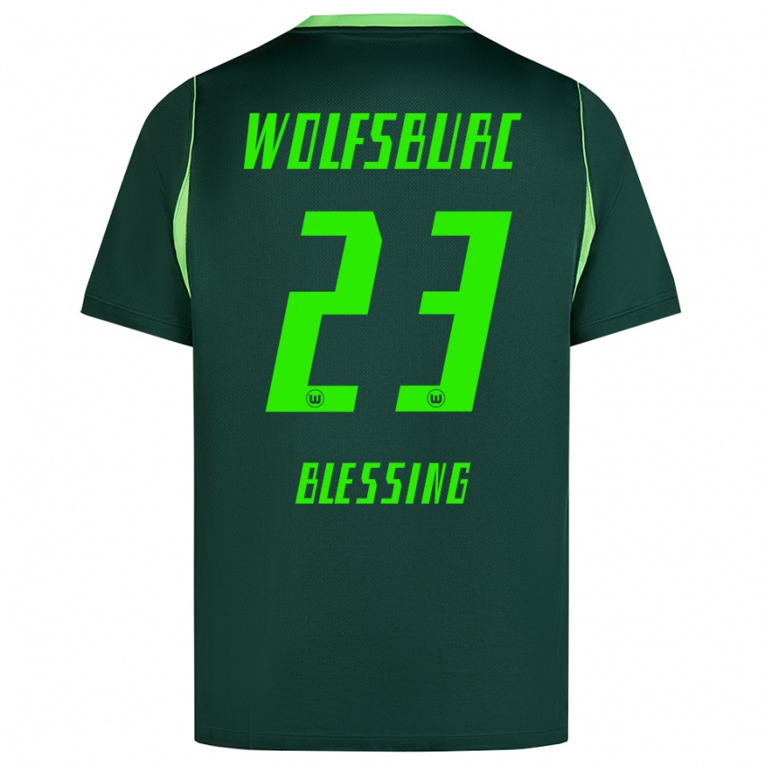 נשים Èlisée Blessing #23 ירוק כהה לבן ג'רזי ביתית 2026/27 חולצה קצרה