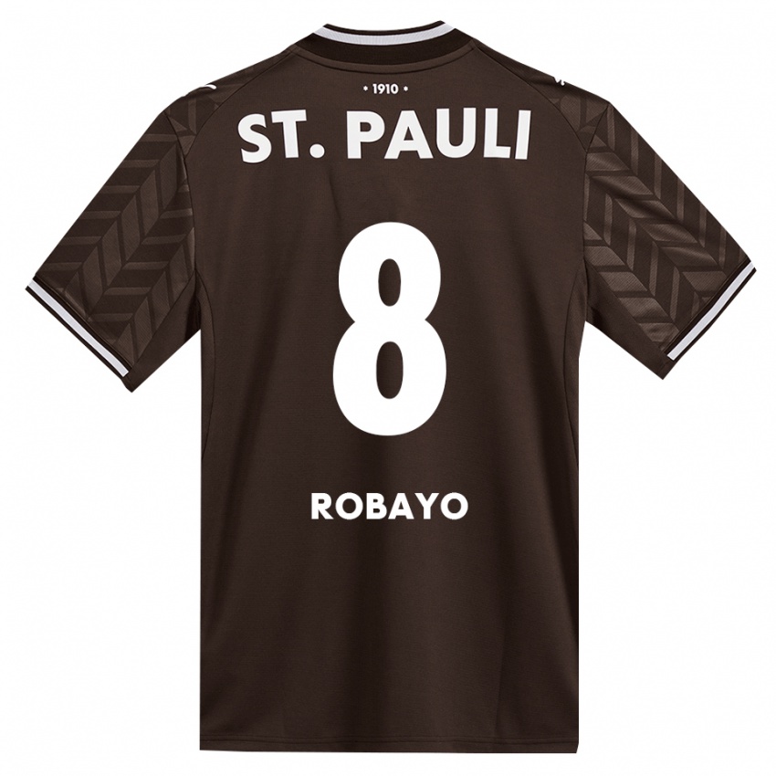 נשים Oscar Robayo #8 קפה לבן ג'רזי ביתית 2026/27 חולצה קצרה