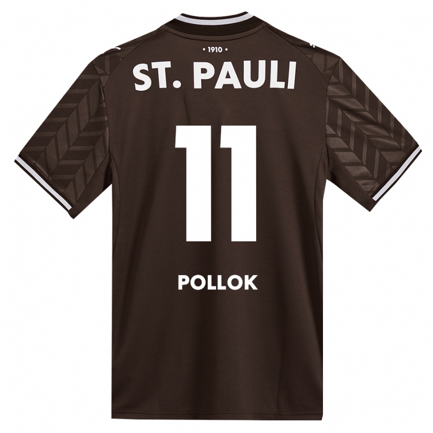 נשים Jakob Pollok #11 קפה לבן ג'רזי ביתית 2026/27 חולצה קצרה