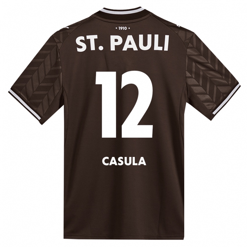 נשים David Casula #12 קפה לבן ג'רזי ביתית 2026/27 חולצה קצרה