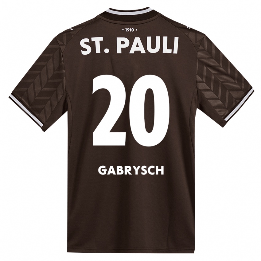 נשים David Gabrysch #20 קפה לבן ג'רזי ביתית 2026/27 חולצה קצרה