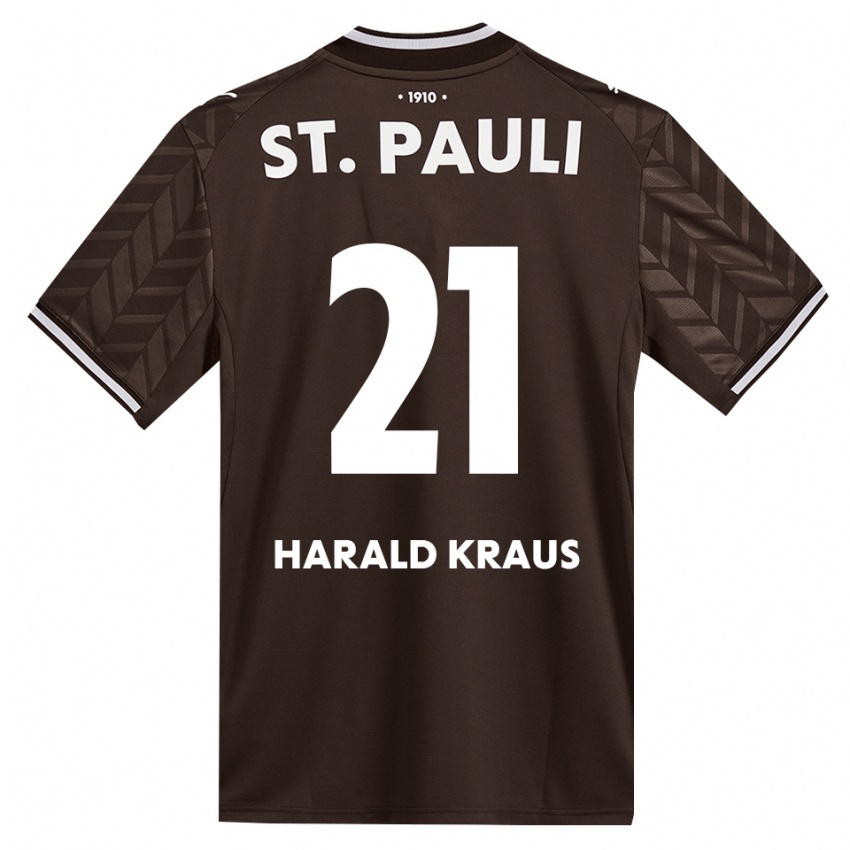 נשים Stefan Harald Kraus #21 קפה לבן ג'רזי ביתית 2026/27 חולצה קצרה