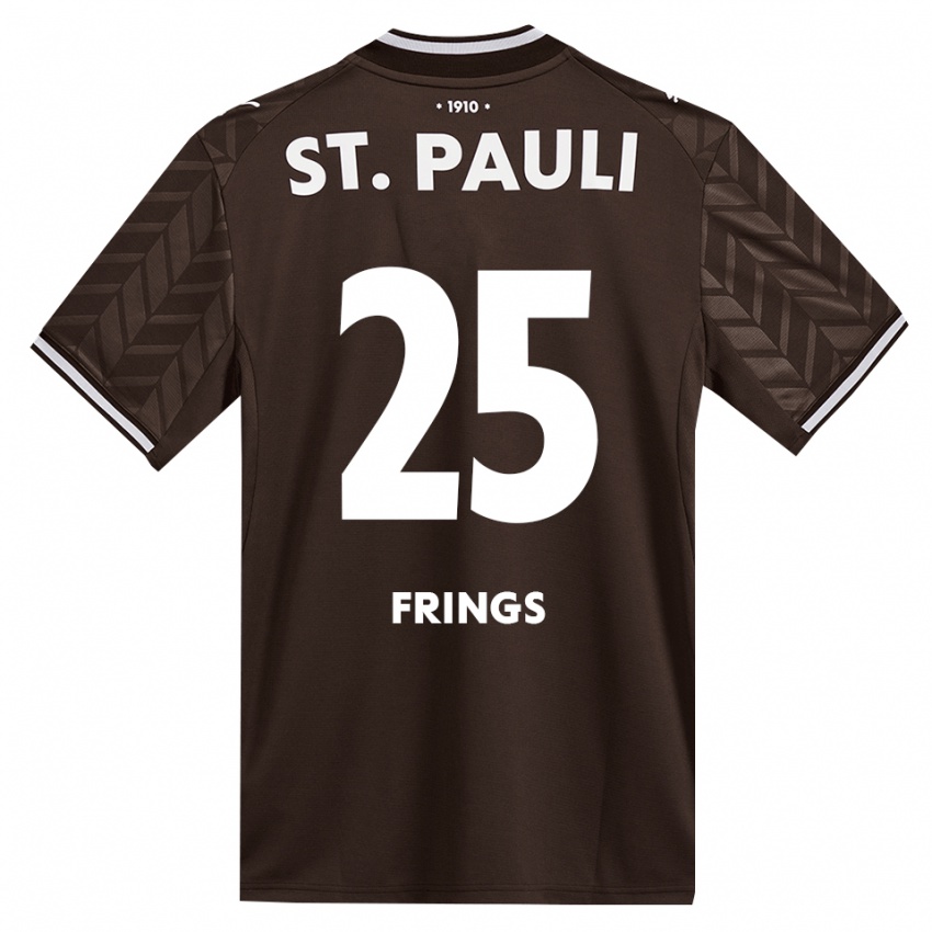 נשים Emma Frings #25 קפה לבן ג'רזי ביתית 2026/27 חולצה קצרה