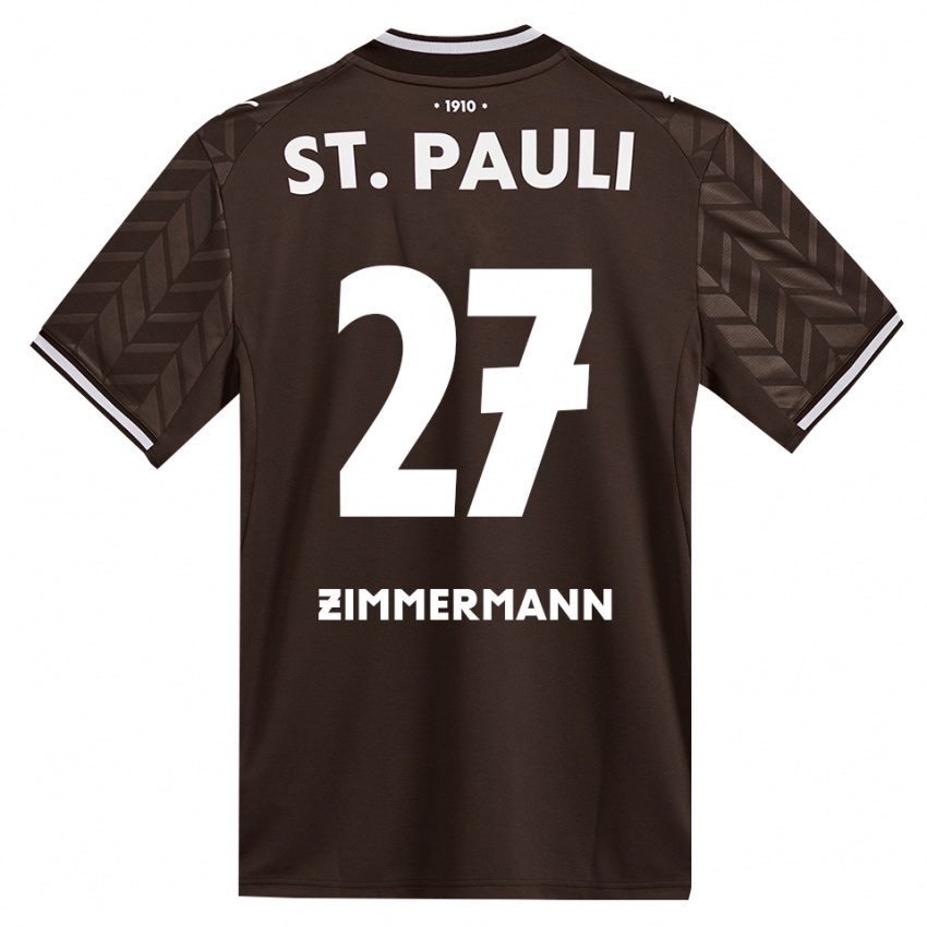 נשים Tara Zimmermann #27 קפה לבן ג'רזי ביתית 2026/27 חולצה קצרה
