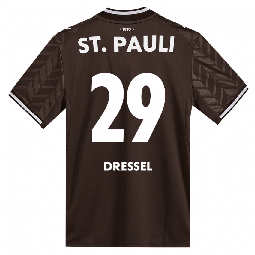 נשים Henry Dressel #29 קפה לבן ג'רזי ביתית 2026/27 חולצה קצרה